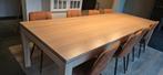 Eiken tafel 3m x 1,10m, Huis en Inrichting, Tafels | Eettafels, Ophalen, Gebruikt, 100 tot 150 cm, Eikenhout