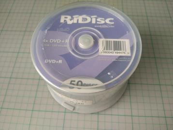 RiDisc 4x DVD+R spindel 50 stuks NIEUW disponible aux enchères