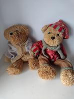 2x beren in stro / riet, Verzamelen, Beren en Cherished Teddies, Overige merken, Overige typen, Gebruikt, Ophalen of Verzenden