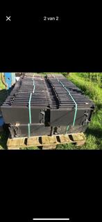 Koramic zwarte vauban dakpannen, Doe-het-zelf en Bouw, Dakpannen en Dakbedekking, Ophalen, Zo goed als nieuw, Zwart, Dakpannen