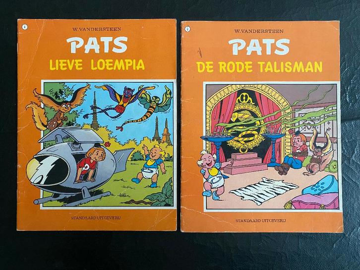 PATS Lieve Loempia / De Rode Talisman, Boeken, Stripverhalen, Gelezen, Meerdere stripboeken, Verzenden