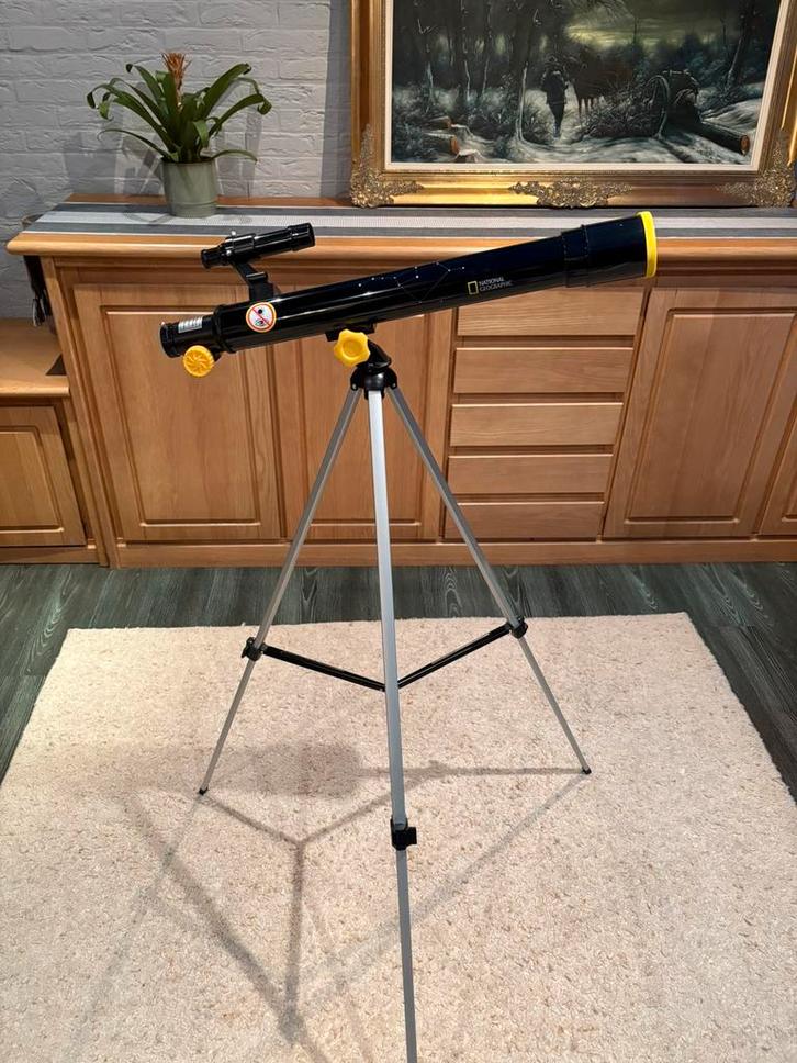 Télescope National Geographic 50/600 AZ, TV, Hi-fi & Vidéo, Matériel d'optique | Télescopes, Comme neuf, Télescope réfracteur (lentilles)