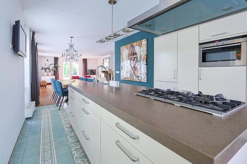 KEUKEN MET KOOKEILAND + APPARATUUR, Huis en Inrichting, Keuken | Complete keukens, Zo goed als nieuw, Dubbelwandige keuken, Wit