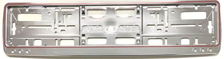 Support-plaque immatriculation chromé, Auto diversen, Kentekenplaathouders, Nieuw, Ophalen of Verzenden