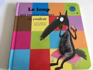 Livre à toucher - Le loup qui voulait changer de couleur beschikbaar voor biedingen