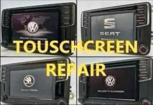 Display touchscreen reparatie Vw Seat Skoda mib pq Rns 510, Auto diversen, Autonavigatie, Nieuw, Ophalen of Verzenden