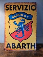 reclamebord Abarth, Verzamelen, Merken en Reclamevoorwerpen, Ophalen of Verzenden, Gebruikt, Reclamebord