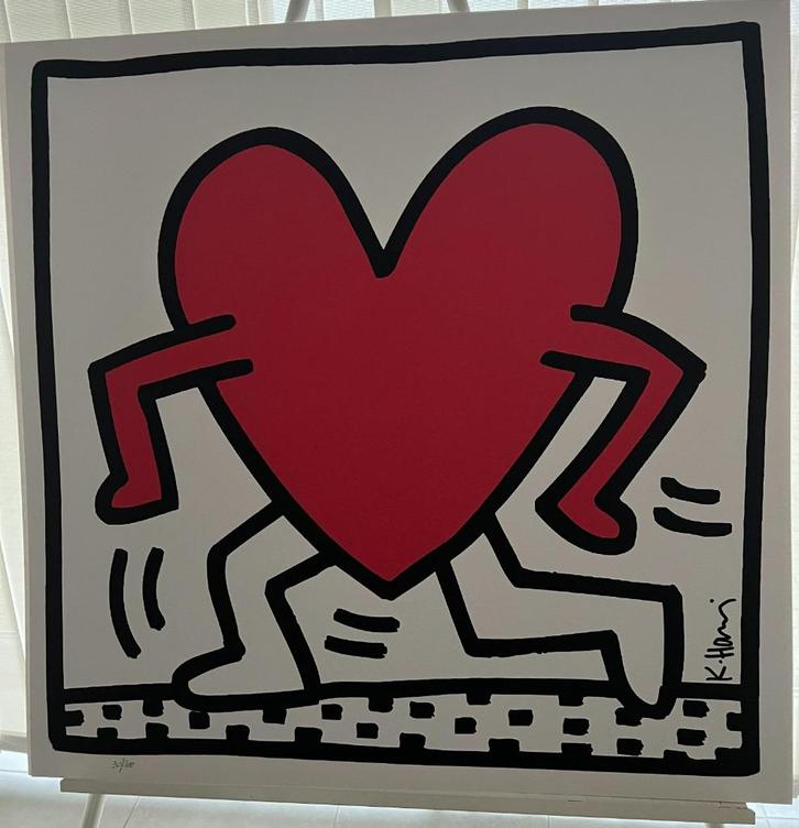 Keith Haring, Antiek en Kunst, Kunst | Litho's en Zeefdrukken, Ophalen of Verzenden