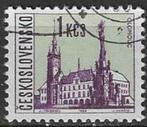 Tsjechoslowakije 1966 - Yvert 1522 - Stadszichten (ST), Timbres & Monnaies, Timbres | Europe | Autre, Affranchi, Envoi, Autres pays