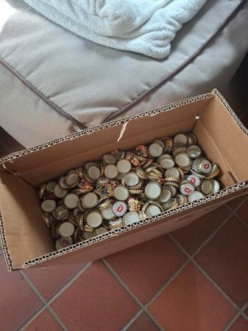 Doos kroonkurken, bierdop +/- 7kg  beschikbaar voor biedingen