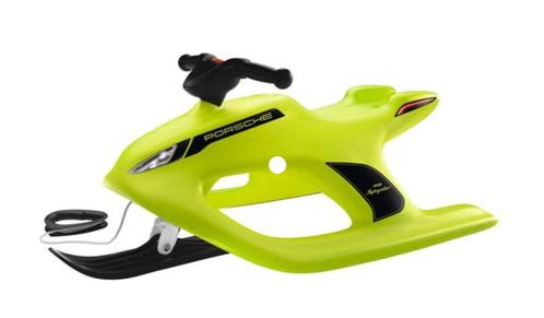 PRACHTIGE AUTHENTIEKE PORSCHE DESIGN KINDER SLEDE spyder 918, Kinderen en Baby's, Speelgoed | Buiten | Sleeën, Zo goed als nieuw