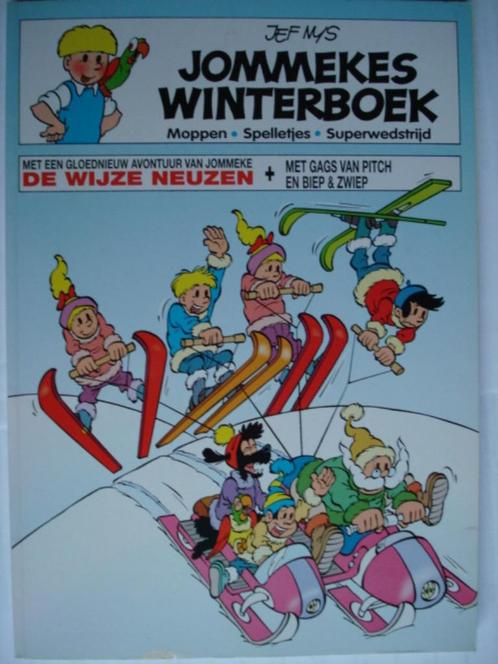 Jommeke Winterboek Jef Nys De wijze neuzen Pitch Biep & Zwie, Livres, BD, Comme neuf, Une BD, Envoi