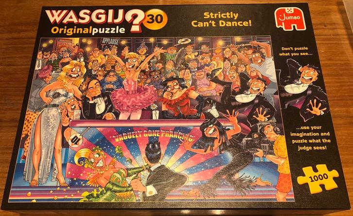 Wasgij Original Puzzle 30 Strictly Can’t Dance 1000 stukjes, Hobby en Vrije tijd, Denksport en Puzzels, Zo goed als nieuw, Ophalen of Verzenden