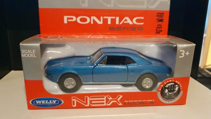 1/36 Pontiac Firebird 1967, Hobby en Vrije tijd, Modelauto's | 1:43, Nieuw, Auto, Ophalen of Verzenden