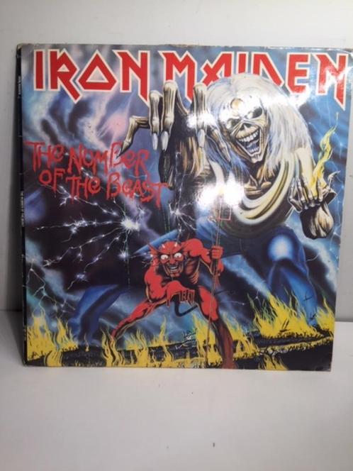 LP - Iron Maiden - The Number Of The Beast ( Vinyl ), Cd's en Dvd's, Vinyl | Rock, Zo goed als nieuw, Overige genres, 12 inch