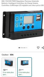 Contrôleur de Charge Solaire, 12V ,, Comme neuf