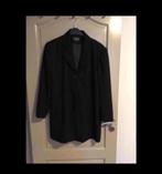 Lange zwarte jas type blazer., Vêtements | Femmes, Vestes & Costumes, Comme neuf, Taille 36 (S), Noir, Dominique C&A.