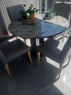 Ronde graniet tafel, Ophalen of Verzenden, Gebruikt
