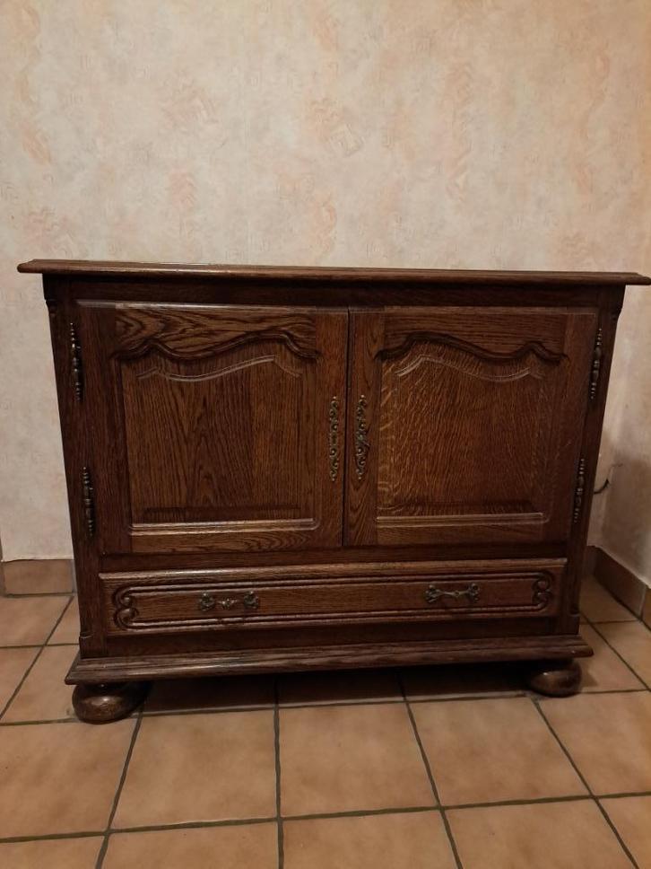 kleine lage kast - eik - perfecte staat, Huis en Inrichting, Kasten | Ladekasten, Zo goed als nieuw, Minder dan 100 cm, 50 tot 100 cm