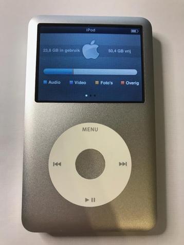 iPod classic 6G 80gb - zilver - ALS NIEUW !!! beschikbaar voor biedingen