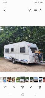 Caravan Dethleffs Newline met mover, luifel en voortent, Caravans en Kamperen, Caravans, Treinzit, Vast bed, Particulier, 4 tot 5 meter