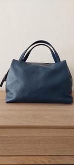 Handtas leder, Handtassen en Accessoires, Tassen | Damestassen, Ophalen, Nieuw, Blauw, Handtas
