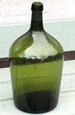 Dame-Jeanne ✅ verte 6 litres ~ vintage, Ophalen, Glas