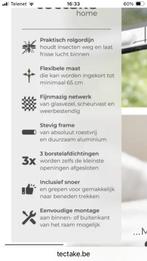 MuggenWerende rolgordijnen van Tectake, Doe-het-zelf en Bouw, Deuren en Vliegenramen, Kunststof, Overige typen, Minder dan 200 cm