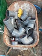 Bochtstukken 110 mm, Ophalen, Afvoer, PVC, Nieuw