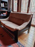 Zetel - tweezit, Ophalen, Hout, Gebruikt, 150 tot 200 cm