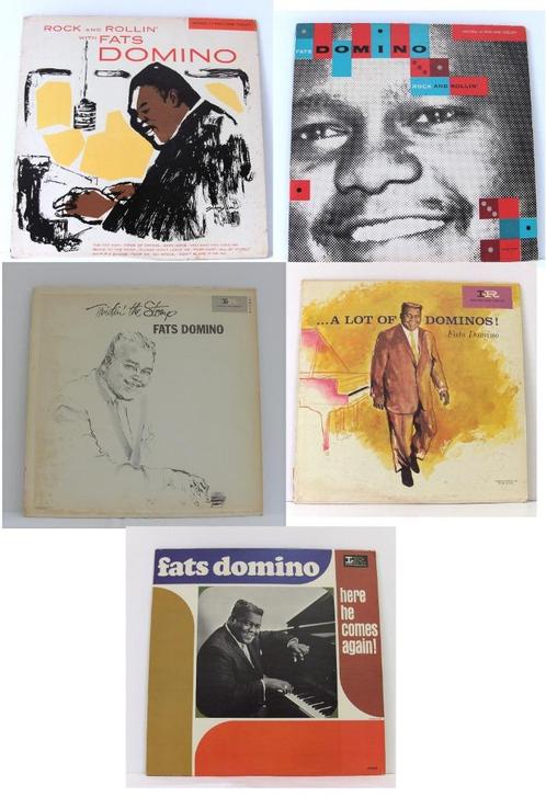 Fats Domino  5 x  originele mono Lp's, CD & DVD, Vinyles | Pop, 12 pouces, Enlèvement ou Envoi