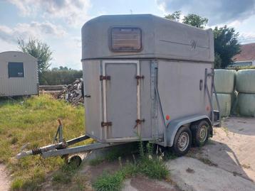 2paards paardenvan, Enlèvement ou Envoi, Utilisé, Remorque 2 chevaux