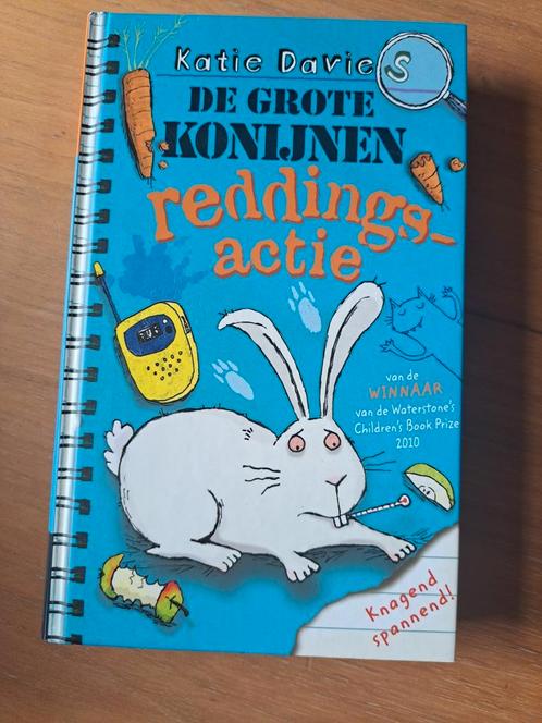 Katie Davies - De grote konijnen reddingsactie, Boeken, Kinderboeken | Jeugd | onder 10 jaar, Zo goed als nieuw, Ophalen of Verzenden