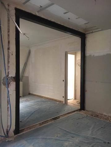 Draagmuur afbreken en poutrel plaatsen 0465784727