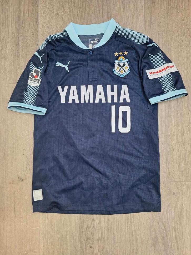 Jubilo Iwata away shirt 2017 – Shunsuke Nakamura – Maat M, Sport en Fitness, Voetbal, Zo goed als nieuw, Shirt, Ophalen of Verzenden