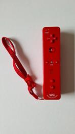 Officiële rode Nintendo Wii MotionPlus remote, Wii-mote of Nunchuck, Draadloos, Wii, Gebruikt