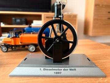 Miniatuur vintage vrachtwagens MAN en bus Büssing, Enlèvement, Comme neuf