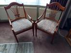 Stoelen, Huis en Inrichting, Stoelen, Ophalen, Gebruikt, Twee, Bruin