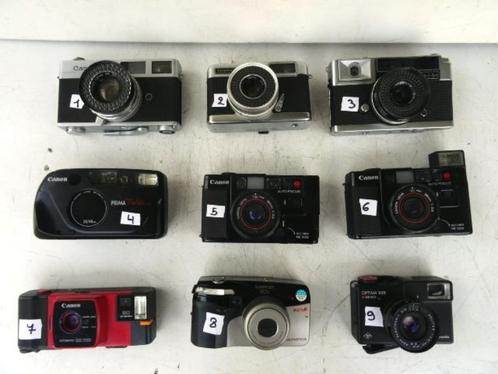 Perceel 1: CANON YASHICA OLYMPUS-camera's, Audio, Tv en Foto, Fotocamera's Analoog, Canon, Ophalen of Verzenden