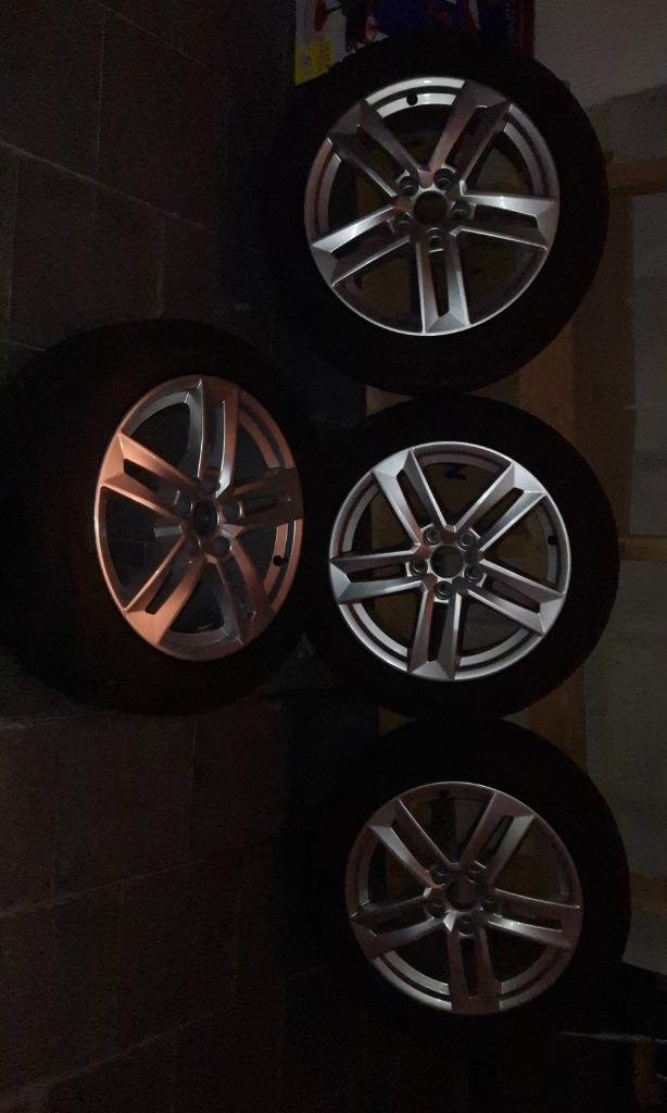 Jantes Audi A4, Autos : Pièces & Accessoires, Pneus & Jantes, Jante(s), Pneus hiver, 17 pouces, 225 mm, Véhicule de tourisme, Utilisé