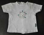 717-50 T-shirt courtes manches pour bébé 9-12 mois T.62, Kinderen en Baby's, Babykleding | Maat 62, Gebruikt, Pudding, Jongetje of Meisje
