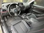 BMW 114i  Sport-Line, NAVI / M STUUR + POOK/ 17"ALU, GARANT, 75 kW, Zwart, Bedrijf, 102 pk