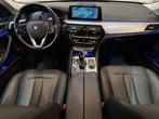 BMW 518 dA Automaat Navi Leder Prof LED Garantie EURO6, 5 places, Cuir, Berline, Noir