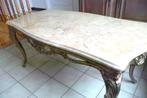 Table basse avec dessus en marbre, Ophalen, 50 tot 100 cm, 50 tot 100 cm, Zo goed als nieuw