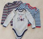 Lot de 3 bodies à manches longues - T86-92 - Hema, Ophalen, Nacht- of Onderkleding, Gebruikt, Hema