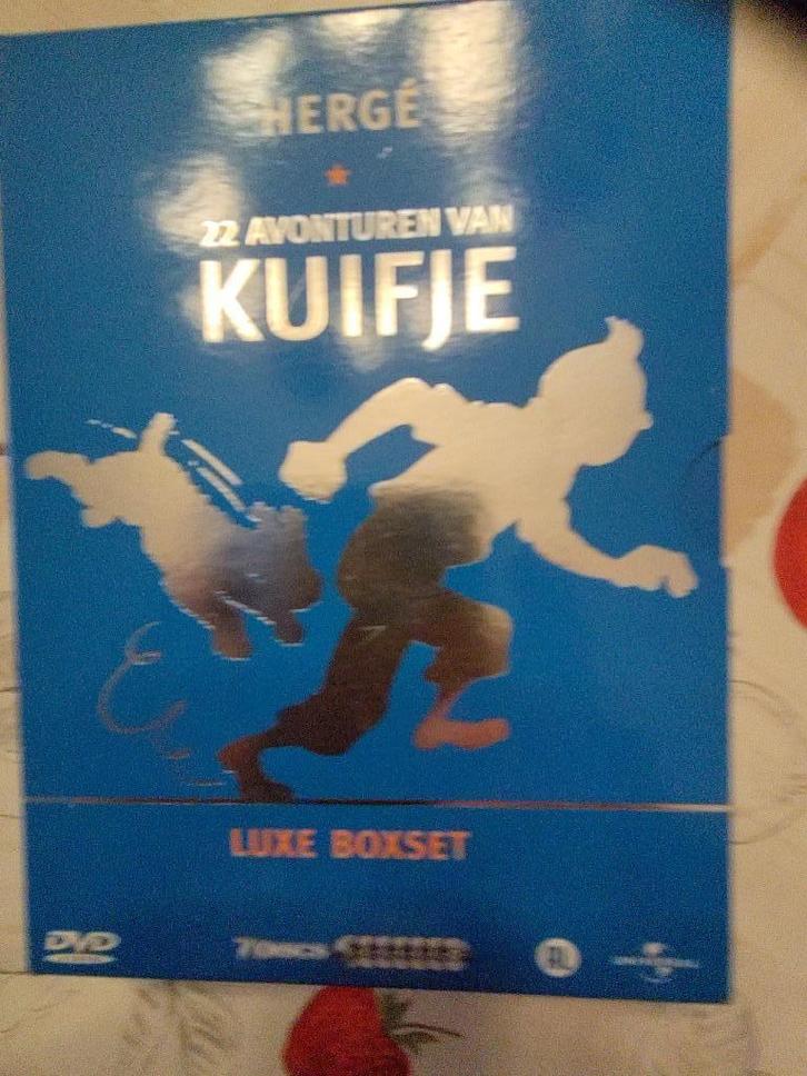 Luxe Boxset met 7 dvd's met de 22 avonturen van Kuifje, Cd's en Dvd's, Dvd's | Tekenfilms en Animatie, Nieuw in verpakking, Tekenfilm