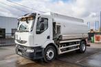 Renault MIDLUM 280+TANK 12.500L/5 Comp. (bj 2009), Auto's, Vrachtwagens, Achterwielaandrijving, Renault, Wit, Bedrijf