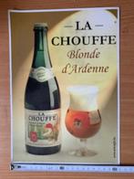 Oude La Chouffe Poster  30x 21 cm, Ophalen of Verzenden, Nieuw, Reclamebord, Plaat of Schild, Overige merken