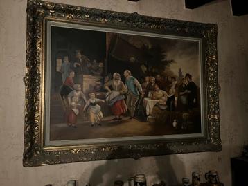 Schilderij: de huwelijksbruiloft beschikbaar voor biedingen