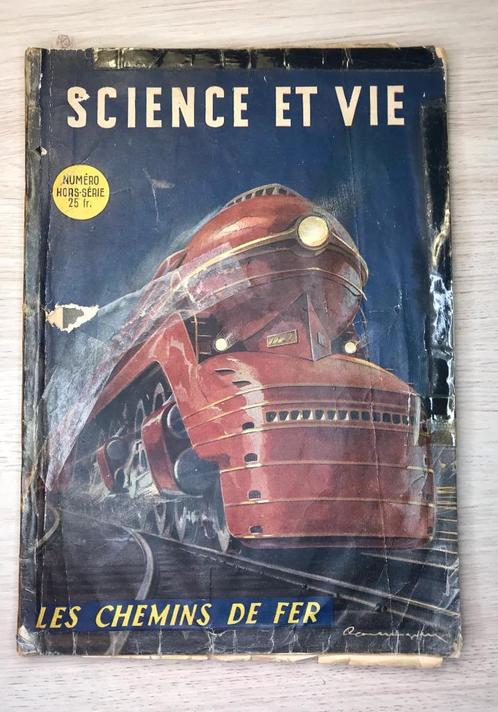 Science et Vie - Les Chemins de Fer, Boeken, Vervoer en Transport, Gelezen, Trein, Ophalen of Verzenden